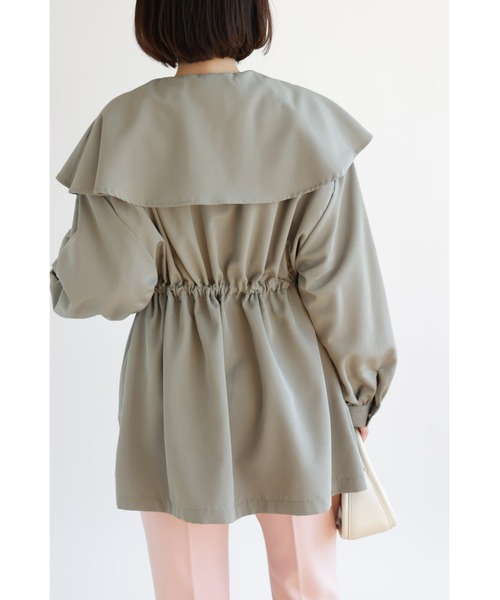 &. NOSTALGIA(アンドドットノスタルジア)の「【ZOZO限定】ビッグカラーマウンテンパーカー(マウンテンパーカー・レディース・カーキ/ブラック・FREE)」の15枚目の写真