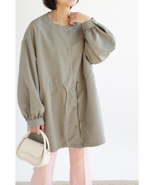 &. NOSTALGIA(アンドドットノスタルジア)の「【ZOZO限定】ビッグカラーマウンテンパーカー(マウンテンパーカー・レディース・カーキ/ブラック・FREE)」の19枚目の写真