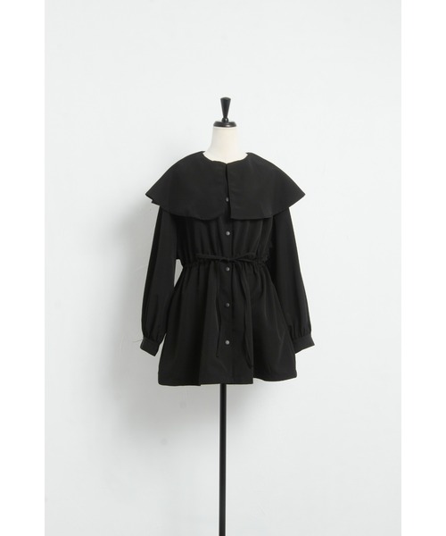 &. NOSTALGIA(アンドドットノスタルジア)の「【ZOZO限定】ビッグカラーマウンテンパーカー(マウンテンパーカー・レディース・カーキ/ブラック・FREE)」の20枚目の写真