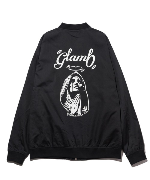 glamb（グラム）の「Prayer Stadium Jumper / プレイヤースタジアムジャンパー（スタジャン・メンズ・ブラック・S/M/L）」の3枚目の写真