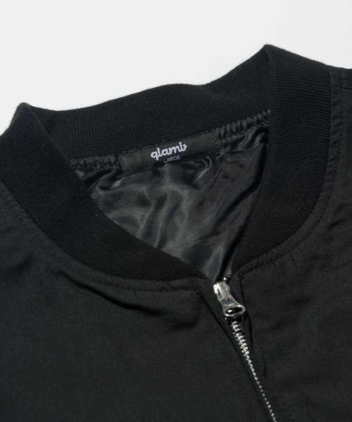 glamb（グラム）の「Prayer Stadium Jumper / プレイヤースタジアムジャンパー（スタジャン・メンズ・ブラック・S/M/L）」の5枚目の写真