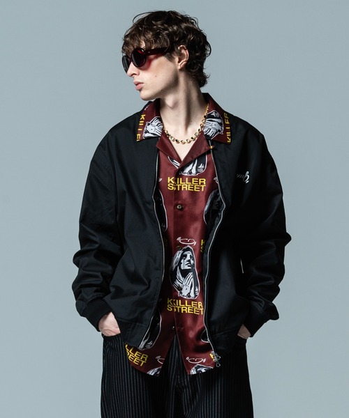 glamb（グラム）の「Prayer Stadium Jumper / プレイヤースタジアムジャンパー（スタジャン・メンズ・ブラック・S/M/L）」の10枚目の写真