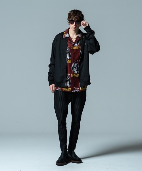 glamb（グラム）の「Prayer Stadium Jumper / プレイヤースタジアムジャンパー（スタジャン・メンズ・ブラック・S/M/L）」の11枚目の写真