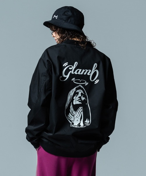 glamb（グラム）の「Prayer Stadium Jumper / プレイヤースタジアムジャンパー（スタジャン・メンズ・ブラック・S/M/L）」の13枚目の写真