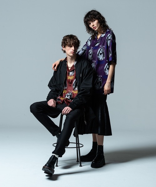 glamb（グラム）の「Prayer Stadium Jumper / プレイヤースタジアムジャンパー（スタジャン・メンズ・ブラック・S/M/L）」の17枚目の写真