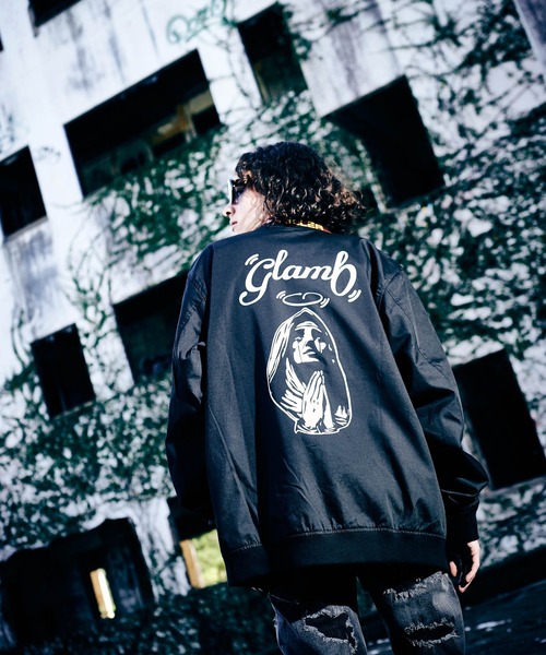 glamb（グラム）の「Prayer Stadium Jumper / プレイヤースタジアムジャンパー（スタジャン・メンズ・ブラック・S/M/L）」の18枚目の写真