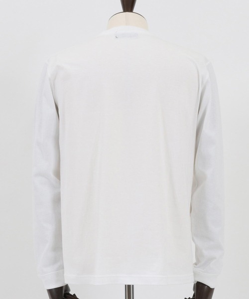 1minute 1second(ワンミニットワンセカンド)の「mlt4217-7oz open end L-S cut&sewn カットソー(Tシャツ/カットソー・メンズ・ホワイト/トップグレー/ブラック・XL/S/L/M)」の19枚目の写真