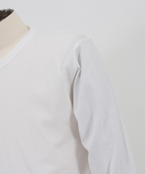 1minute 1second(ワンミニットワンセカンド)の「mlt4217-7oz open end L-S cut&sewn カットソー(Tシャツ/カットソー・メンズ・ホワイト/トップグレー/ブラック・XL/S/L/M)」の21枚目の写真