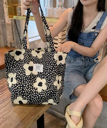 LAC-VERT（ラック・ヴェール）の「花柄トートバッグアソート（トートバッグ）」