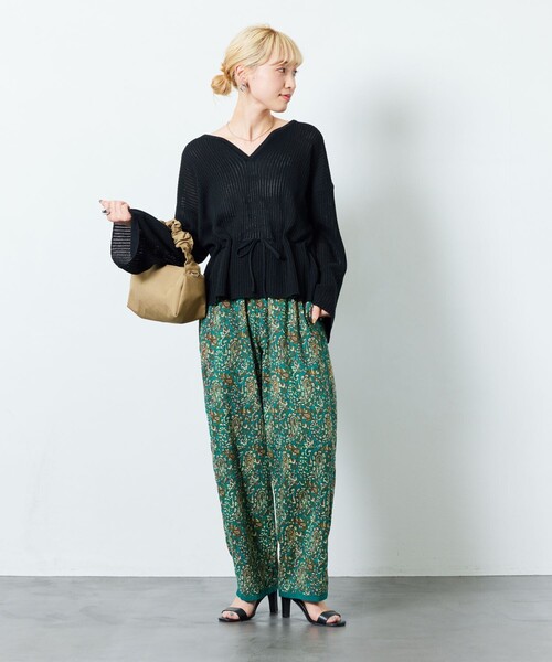 FREAK'S STORE(フリークスストア)の「【限定展開】インド ペイズリー イージー パンツ(その他パンツ・レディース・パープル/ベージュ/ブラック/オレンジ/グリーン・SMALL/MEDIUM)」の17枚目の写真