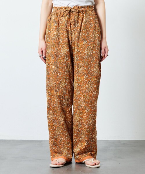 FREAK'S STORE(フリークスストア)の「【限定展開】インド ペイズリー イージー パンツ(その他パンツ・レディース・パープル/ベージュ/ブラック/オレンジ/グリーン・SMALL/MEDIUM)」の14枚目の写真