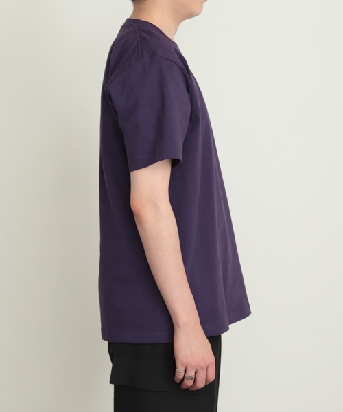 HANES(ヘインズ)の「Hanes BEEFY T-SHIRTS 1P(Tシャツ/カットソー・メンズ・ホワイト/パープル/ブラック/グリーン・LARGE/MEDIUM/X-LARGE)」の9枚目の写真