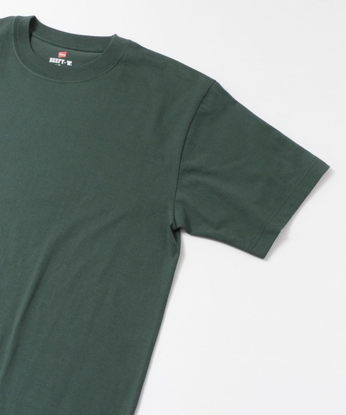 HANES(ヘインズ)の「Hanes BEEFY T-SHIRTS 1P(Tシャツ/カットソー・メンズ・ホワイト/パープル/ブラック/グリーン・LARGE/MEDIUM/X-LARGE)」の17枚目の写真