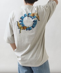 ZIP FIVE | バックプリント＆フロントロゴ ストリートビッグシルエット半袖Tシャツ(Tシャツ/カットソー)