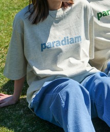 ZIP FIVE | バックプリント&フロントロゴ ストリートビッグシルエット半袖Tシャツ(Tシャツ/カットソー)