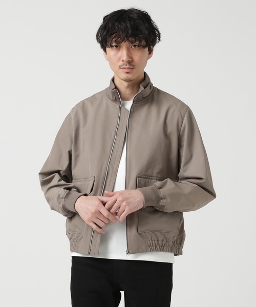 NANO universe（ナノユニバース）の「LB.03/タスランカルゼミリタリーリブブルゾン（ブルゾン・メンズ・ブラック/モカ・S/M/L）」の8枚目の写真