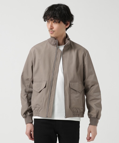 NANO universe（ナノユニバース）の「LB.03/タスランカルゼミリタリーリブブルゾン（ブルゾン・メンズ・ブラック/モカ・S/M/L）」の9枚目の写真