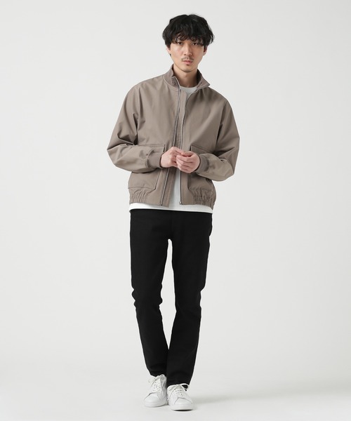 NANO universe（ナノユニバース）の「LB.03/タスランカルゼミリタリーリブブルゾン（ブルゾン・メンズ・ブラック/モカ・S/M/L）」の10枚目の写真