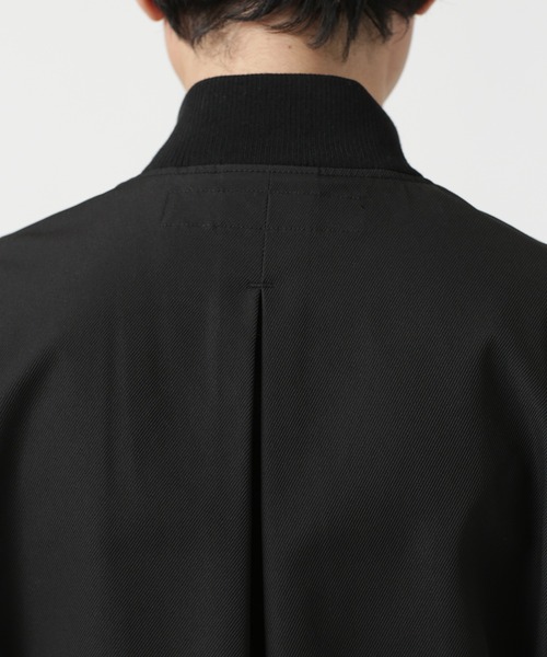 NANO universe（ナノユニバース）の「LB.03/タスランカルゼミリタリーリブブルゾン（ブルゾン・メンズ・ブラック/モカ・S/M/L）」の19枚目の写真