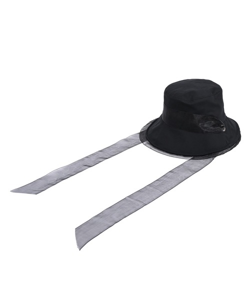 Narcissus(ナルシス)の「【Narcissus】ヒモリボンバケットハット(ハット・レディース・ブラック/ホワイト・FREE)」の12枚目の写真