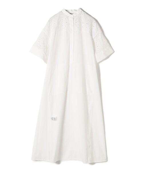 SHIPS(シップス)の「TICCA:〈手洗い可能〉レース 半そで シャツ ワンピース(ワンピース・レディース・ホワイト・ONE SIZE)」の10枚目の写真