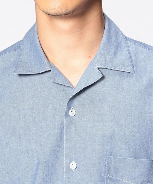 UNITED ARROWS（ユナイテッドアローズ）の「＜Salvatore Piccolo(サルヴァトーレ・ピッコロ)＞ デニム ハワイアン シャツ◆（シャツ/ブラウス・メンズ・ライトブルー・40cm/37cm/38cm/39cm）」の2枚目の写真