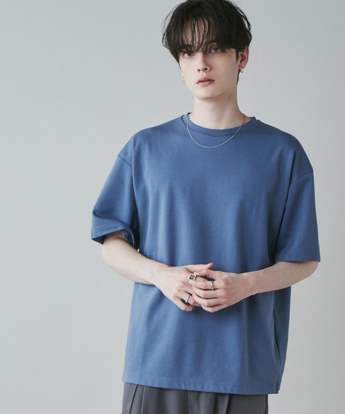 LUCY（ルーシー）の「LUCY/AIRFUNCTION T（Tシャツ/カットソー・メンズ・ブラック/ホワイト/ダークグレー/ベージュ/ブルー/ダークグリーン/ホワイト系その他/ブラック系その他・MEDIUM/LARGE）」の8枚目の写真