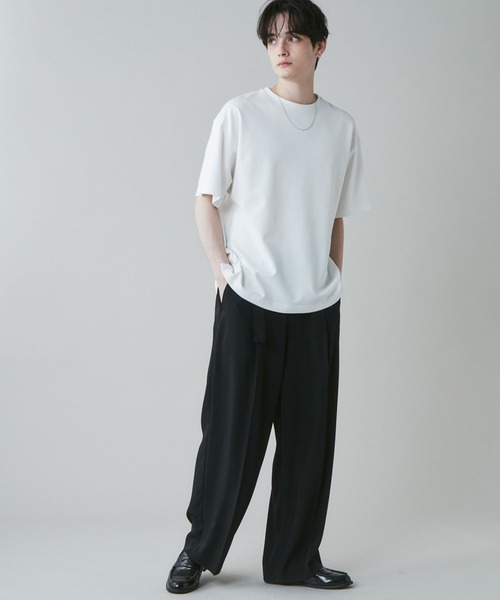 LUCY（ルーシー）の「LUCY/AIRFUNCTION T（Tシャツ/カットソー・メンズ・ブラック/ホワイト/ダークグレー/ベージュ/ブルー/ダークグリーン/ホワイト系その他/ブラック系その他・MEDIUM/LARGE）」の9枚目の写真