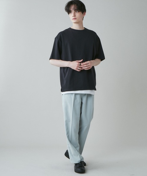 LUCY（ルーシー）の「LUCY/AIRFUNCTION T（Tシャツ/カットソー・メンズ・ブラック/ホワイト/ダークグレー/ベージュ/ブルー/ダークグリーン/ホワイト系その他/ブラック系その他・MEDIUM/LARGE）」の10枚目の写真