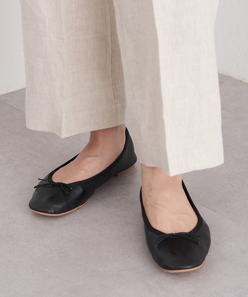 SHENERY（シーナリー）の「バレエシューズ（バレエシューズ・レディース・ブラック/ベージュ・38/37）」の12枚目の写真