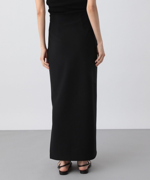 A part by(アパートバイ)の「カットナローハイウエストスカート(スカート・レディース・ブラック/アイボリー/ブラウン・SMALL/FREE)」の19枚目の写真