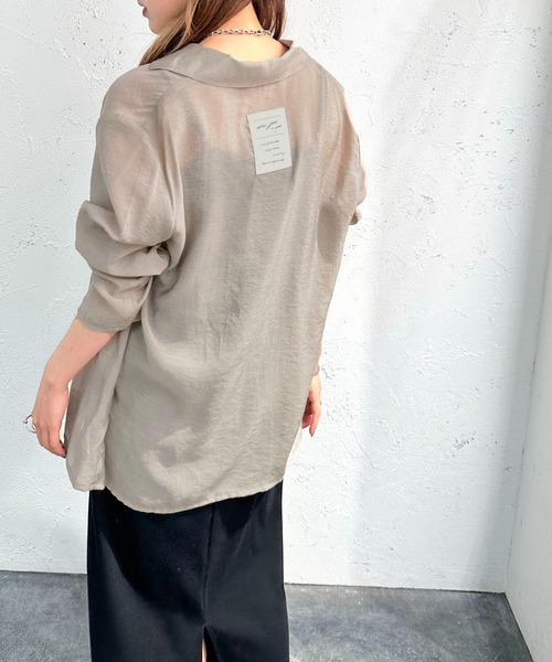 セール】ゆるシャツシアージャケット【ZOZOTOWN限定アイテム
