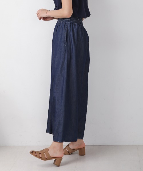 Bou Jeloud(ブージュルード)の「デニムワイドパンツ(デニムパンツ・レディース・インディゴブルー/ブルー・38)」の19枚目の写真