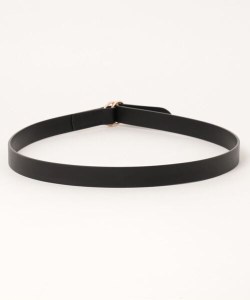 Q(キュー)の「Wリングベルト(ベルト・レディース・ブラック/キャメル・ONE SIZE)」の4枚目の写真