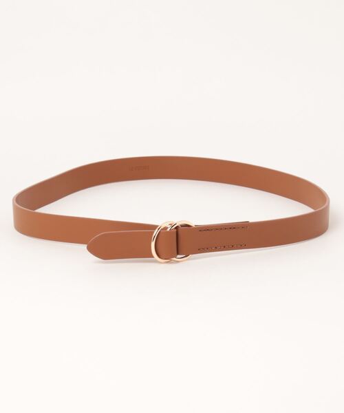 Q(キュー)の「Wリングベルト(ベルト・レディース・ブラック/キャメル・ONE SIZE)」の6枚目の写真