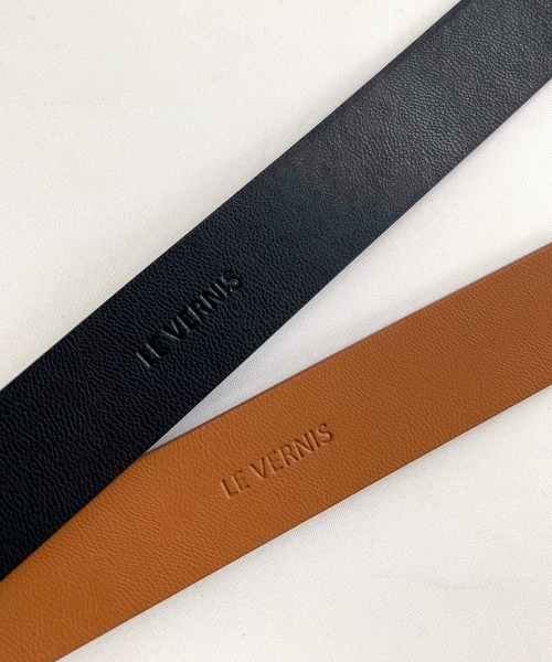 Q(キュー)の「Wリングベルト(ベルト・レディース・ブラック/キャメル・ONE SIZE)」の7枚目の写真