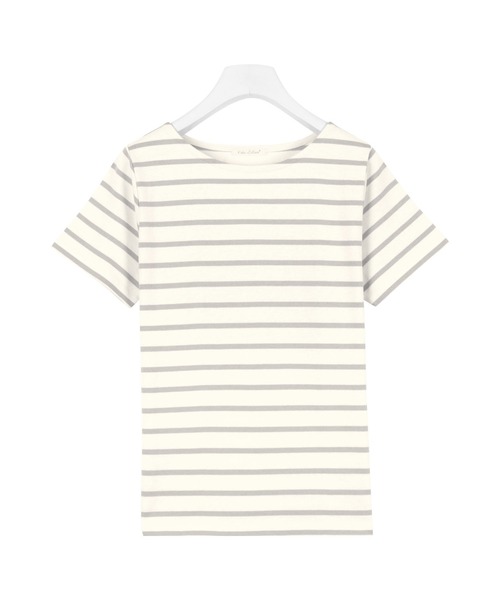 KOBE LETTUCE（コウベレタス）の「無地/ボーダーシンプルカットソー半袖Tシャツ（Tシャツ/カットソー・レディース・ベージュ系その他3/ホワイト系1/ベージュ系その他4/ベージュ系その他2/ホワイト系/ホワイト系6/ホワイト系その他6/ホワイト系2/ベージュ系その他/ネイビー系3/ホワイト系4/オレンジ/オフホワイト/ホワイト系3/ホワイト系9/ネイビー系4・N/P）」の8枚目の写真