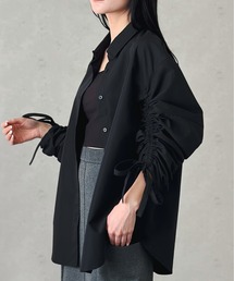 Per sist ence/パーシエンス ブロード袖ギャザーシャツ