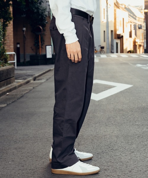 Subciety（サブサエティ）の「TROUSER PANTS（チノパンツ・メンズ・ブラック/カーキ/ベージュ/ネイビー・SMALL/X-LARGE/MEDIUM/LARGE）」の21枚目の写真