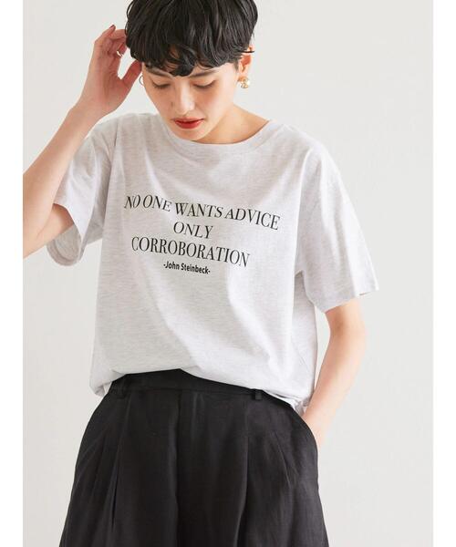 AMERICAN HOLIC（アメリカンホリック）の「ヴィンテージライクロゴカットソー（Tシャツ/カットソー・レディース・ホワイト系その他・M/L）」の3枚目の写真