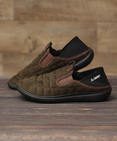 GERRY(ジェリー)の「【GERRY/ジェリー】2way スエードキルト スリッポン モックシューズ Women(スリッポン・レディース・ブラック/ベージュ/カーキ/イエロー/グレー/ライトグレー・M/S/LL/L)」の5枚目の写真