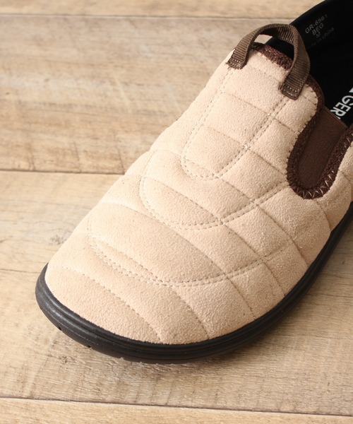 GERRY(ジェリー)の「【GERRY/ジェリー】2way スエードキルト スリッポン モックシューズ Women(スリッポン・レディース・ブラック/ベージュ/カーキ/イエロー/グレー/ライトグレー・M/S/LL/L)」の14枚目の写真