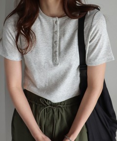 Asymmetry neck polo / アシンメトリーネックポロ（ポロシャツ）｜EPNK