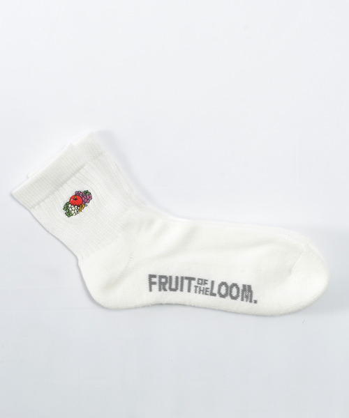 DEVICE（デバイス）の「【FRUIT OF THE LOOM/フルーツオブザルーム】靴下 ソックス 3足セット 刺繍入り ミドル丈（ソックス/靴下・メンズ・マルチ・FREE）」の8枚目の写真