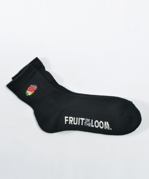 DEVICE（デバイス）の「【FRUIT OF THE LOOM/フルーツオブザルーム】靴下 ソックス 3足セット 刺繍入り ミドル丈（ソックス/靴下・メンズ・マルチ・FREE）」の10枚目の写真