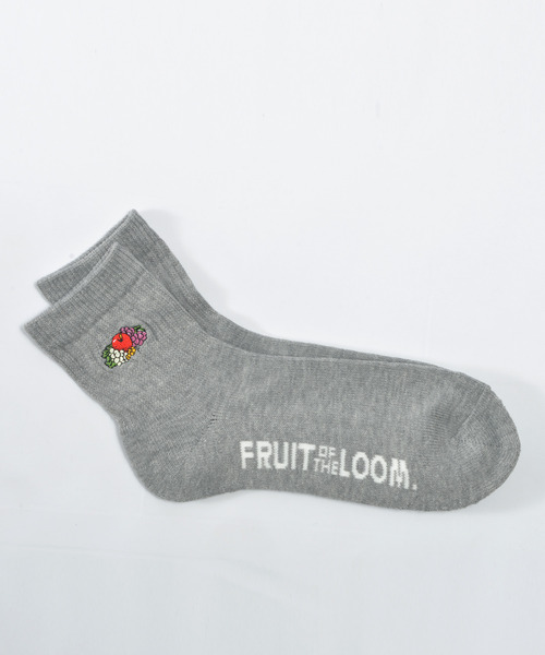 DEVICE（デバイス）の「【FRUIT OF THE LOOM/フルーツオブザルーム】靴下 ソックス 3足セット 刺繍入り ミドル丈（ソックス/靴下・メンズ・マルチ・FREE）」の9枚目の写真