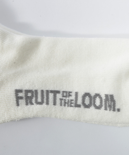 DEVICE（デバイス）の「【FRUIT OF THE LOOM/フルーツオブザルーム】靴下 ソックス 3足セット 刺繍入り ミドル丈（ソックス/靴下・メンズ・マルチ・FREE）」の3枚目の写真