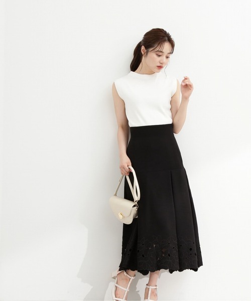 PROPORTION BODY DRESSING（プロポーションボディドレッシング）の「カットワークマーメイドスカート / 1213220705（スカート・レディース・ブラック/ブルー・MEDIUM/SMALL）」の16枚目の写真