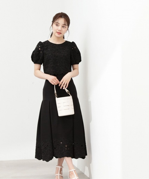 PROPORTION BODY DRESSING（プロポーションボディドレッシング）の「カットワークマーメイドスカート / 1213220705（スカート・レディース・ブラック/ブルー・MEDIUM/SMALL）」の7枚目の写真