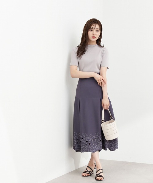 PROPORTION BODY DRESSING（プロポーションボディドレッシング）の「カットワークマーメイドスカート / 1213220705（スカート・レディース・ブラック/ブルー・MEDIUM/SMALL）」の6枚目の写真